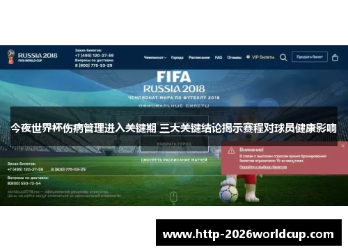 今夜世界杯伤病管理进入关键期 三大关键结论揭示赛程对球员健康影响